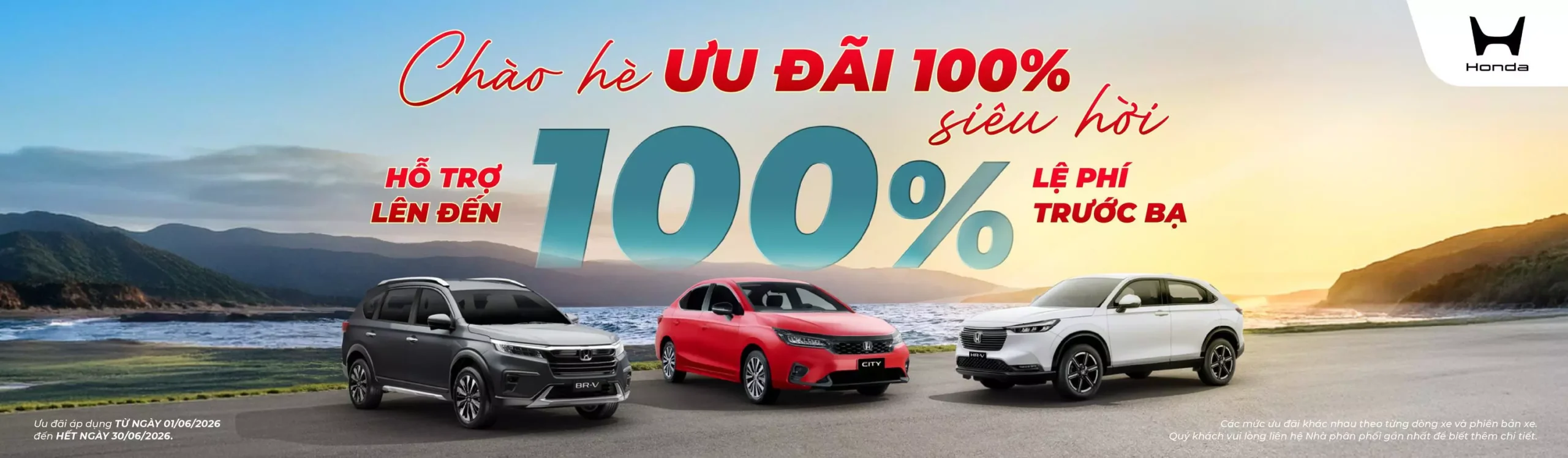 honda tặng 100% lệ phí trước bạ